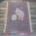 Vintage Disney Classic Winnie The Pooh Storybook Tapestry Throw Blanket 44”x41”