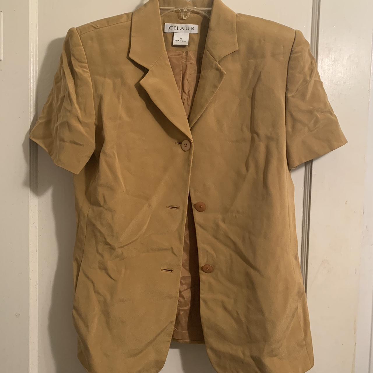 Chaus Women's Tan and Yellow Suit