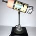 Handcrafted Found Object Lamp - Pink Poodle Thermos Rocket