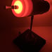 Handcrafted Found Object Lamp - Pink Poodle Thermos Rocket