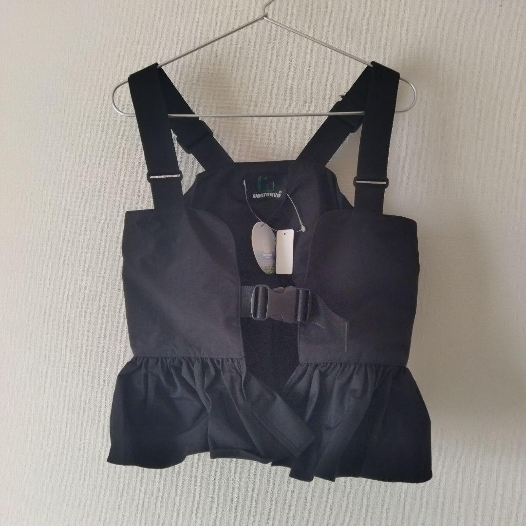 NONTOKYO FRILL FIELD VEST BLACK