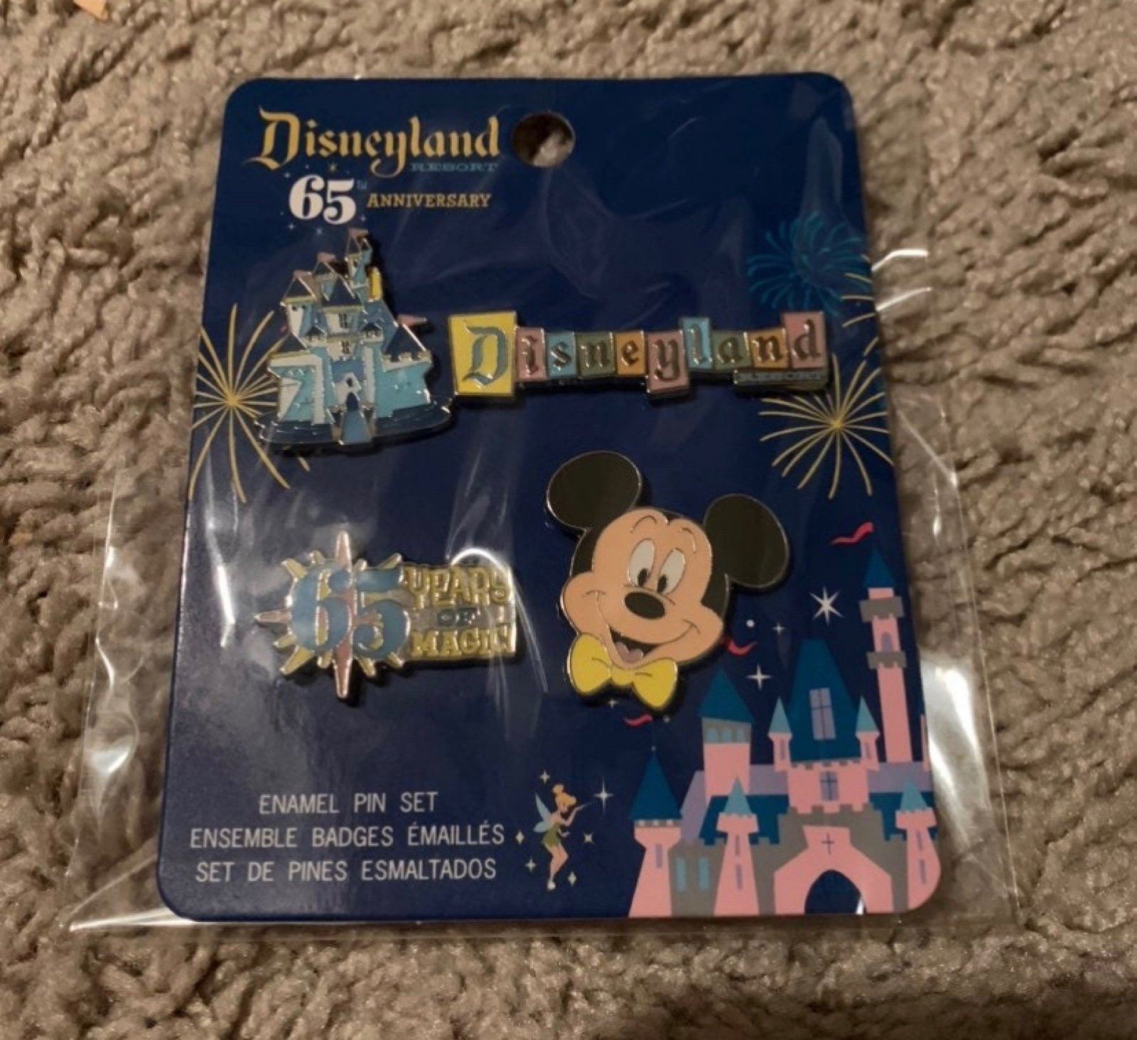 disneyland 65th anniversary pins