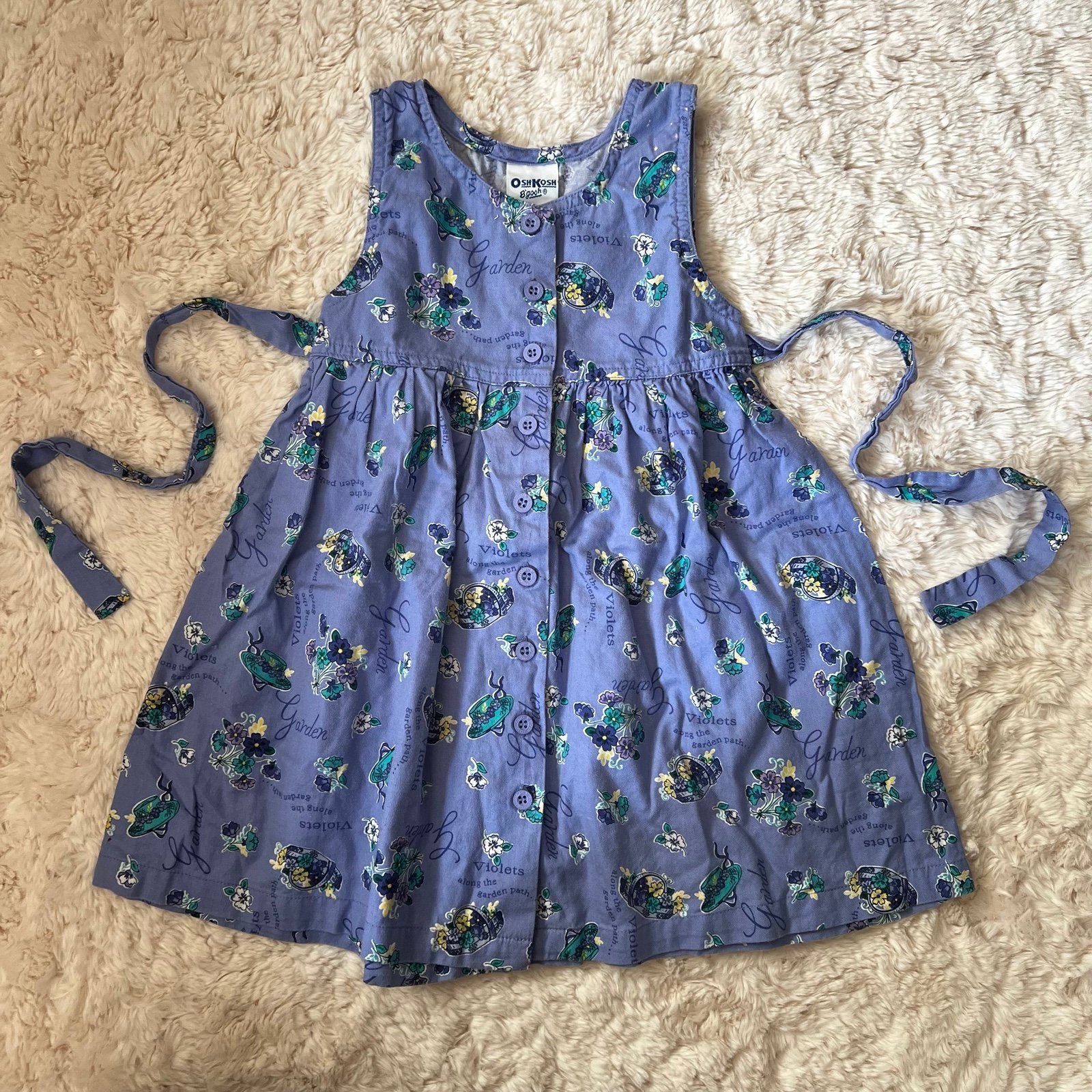 Vintage y2k Oshkosh blue violet Dress