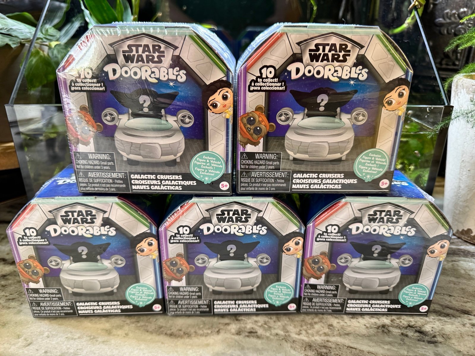 5 Brand New Star Wars Doorables NIB