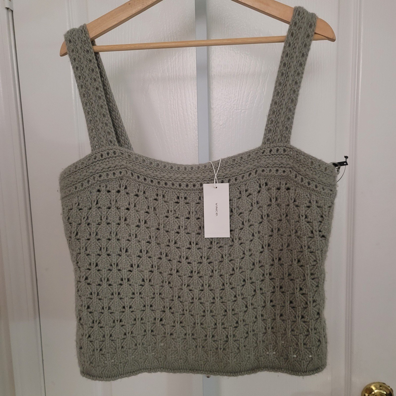 New Vince Crochet Top XL