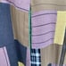 VTG 60s Poncho Mid Century Patchwork Handmade Hippy Boho Fur Lined Cloak Cape
