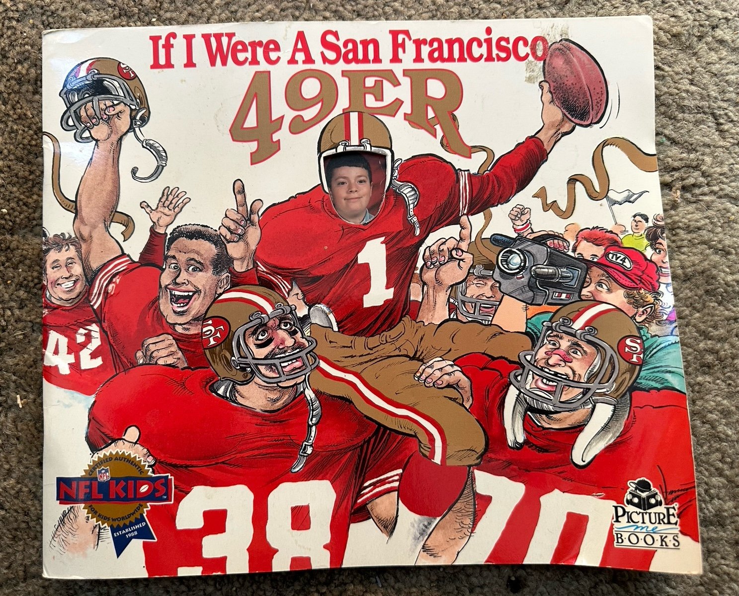 NFL Kids Picture Me Books If I Were A San Francisco 49er Team NFL D’Andra Wilson