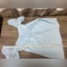 Amanda Uprichard Ariana Dress Powder Blue Mini Puff Sleeve size small