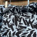 Veronica Beard Brushstroke Patterned Blue Midi Skirt with Waist Tie Size 10