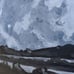 Original moon oil painting painted by me