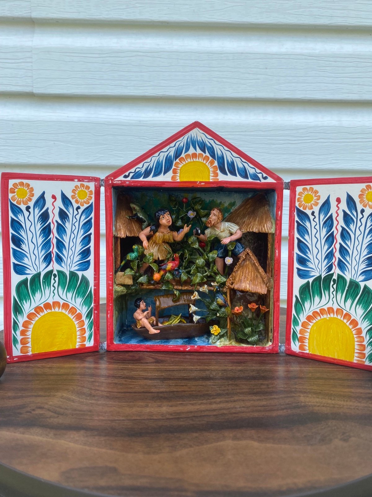 Peruvian Retablos Art Diorama Style Shadowbox