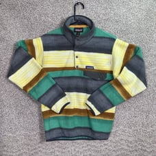 Patagonia Synchilla Snap Fleece Size XS Multicolor Vintage Pullover Outdoor