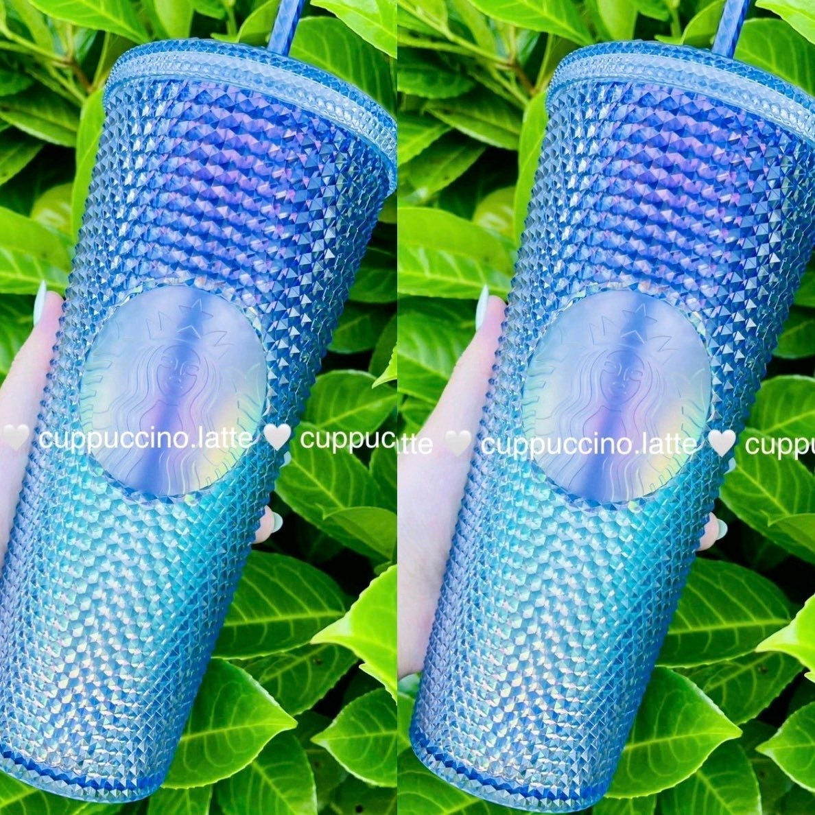2 NEW Starbucks Venti Mermaid Studded