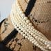 Vintage Carole Faux Pearl Torsade Choker Necklace with Decorative Clasp