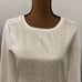 Ann Taylor Loft oriental metallic jacquard ivory sweatshirt size XS
