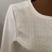 Ann Taylor Loft oriental metallic jacquard ivory sweatshirt size XS