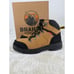 NWT- Brahma Mens Appaloosa Wheat Brown Steel Toed Shoes 8.5