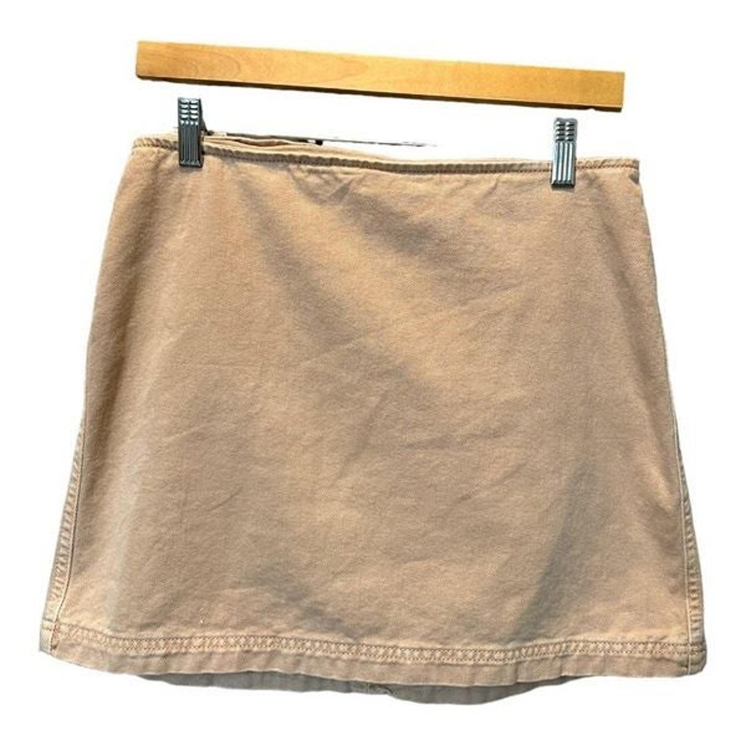 Urban Outfitters BDG A-Line Denim Skirt Mini Length Back Zip Blush Pink M