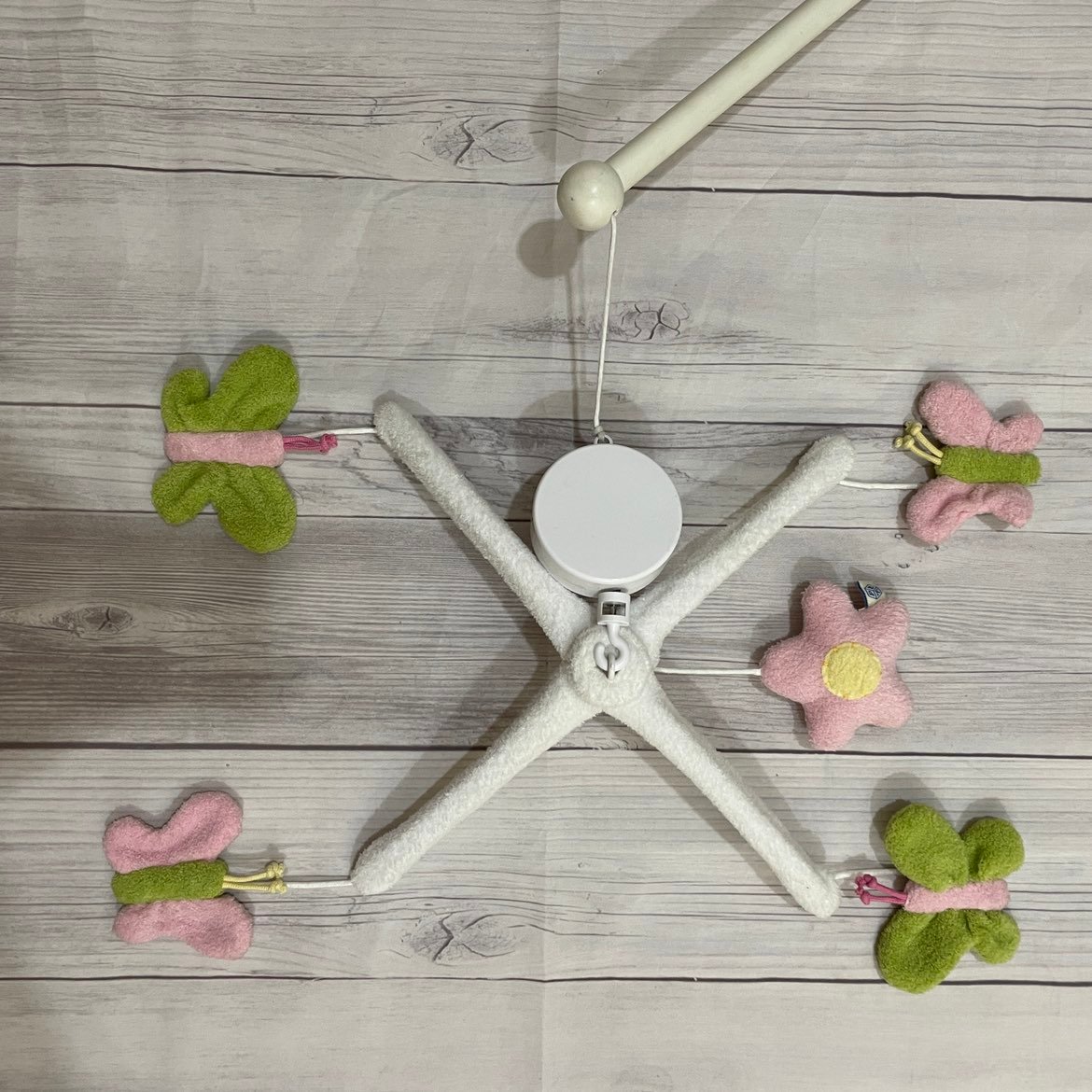 PB Kids Pastel Butterfly Crib Mobile