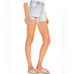 (30) ROLLA’S | Distressed “Dusters” High Rise Slim Cut Off Premium Denim Shorts
