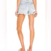 (30) ROLLA’S | Distressed “Dusters” High Rise Slim Cut Off Premium Denim Shorts