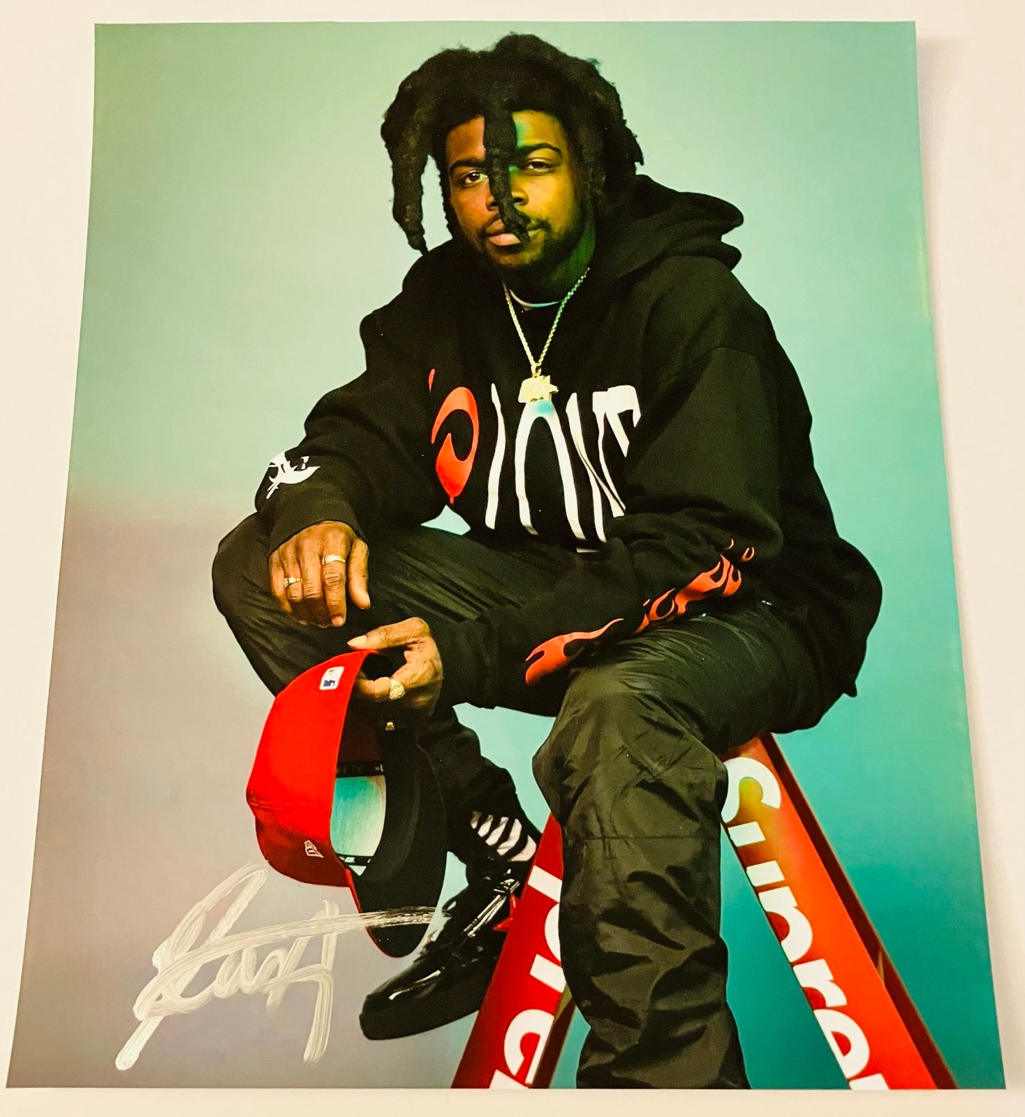 SEDDY HENDRIX STAR RAPPER SIGNED AUTOGRAPHED 8X10 PHOTO LOWKEY RARE!