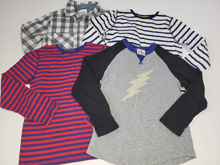 Boys Mini Boden Hanna Andersson Long Sleeve Shirt Lot size 120 (6/7)