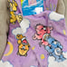 Purple Care Bears Moon Sun Stars Throw Blanket