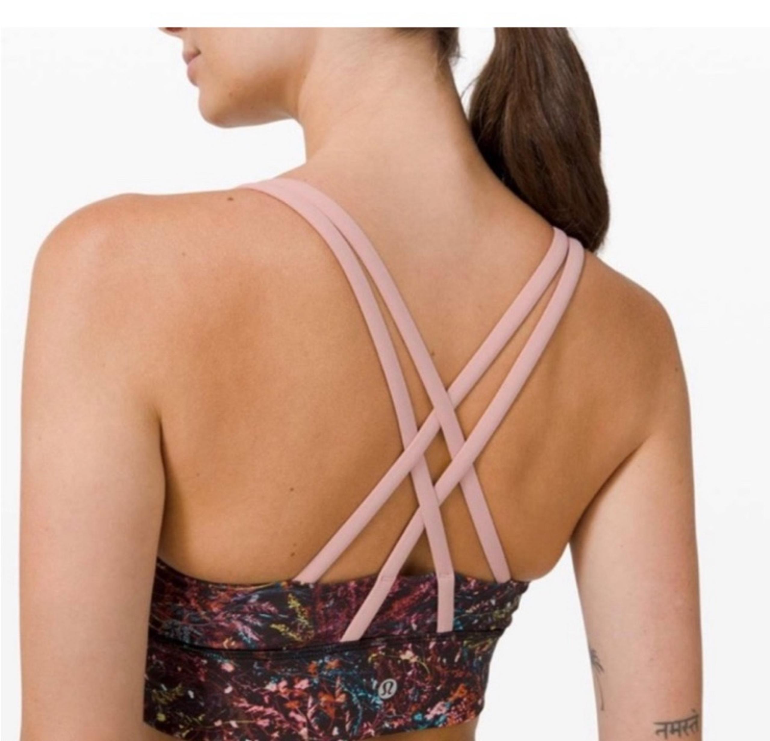 Lululemon Energy Bra Long Sport Padded Womens Size 10