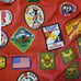 1960-70s BSA Boy Scout Official Red Sz Small Jacket Mass Conn Troop w 24 Patches