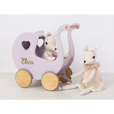 Wooden Doll Stroller, Toddler Walker, Playroom Toys, Montessori Toys for Girls