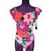 NWT La Blanca Island Goddess Floral Off Shoulder Ruffle One Piece Size 12 O38