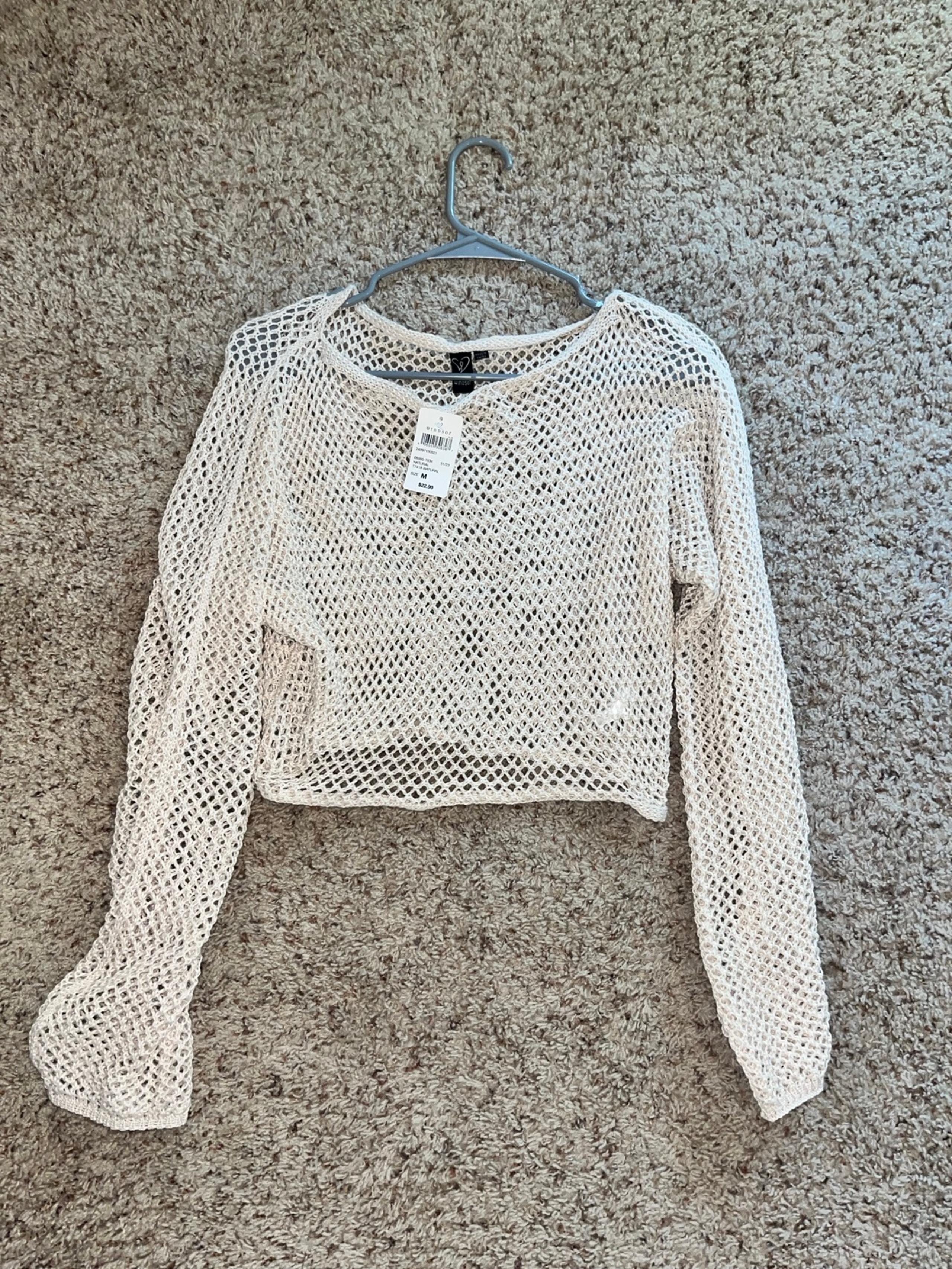 Brand new crochet sweater coverup