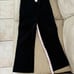 Anthropologie Maeve Structured Bombshell Capri Pants, Black