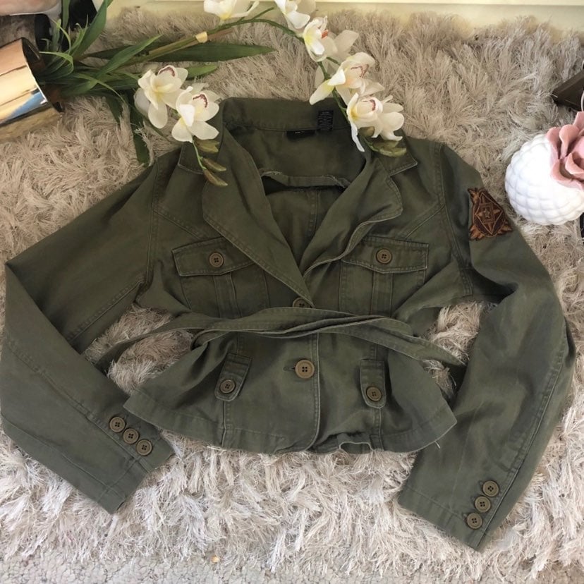 Cropped Army Jacket