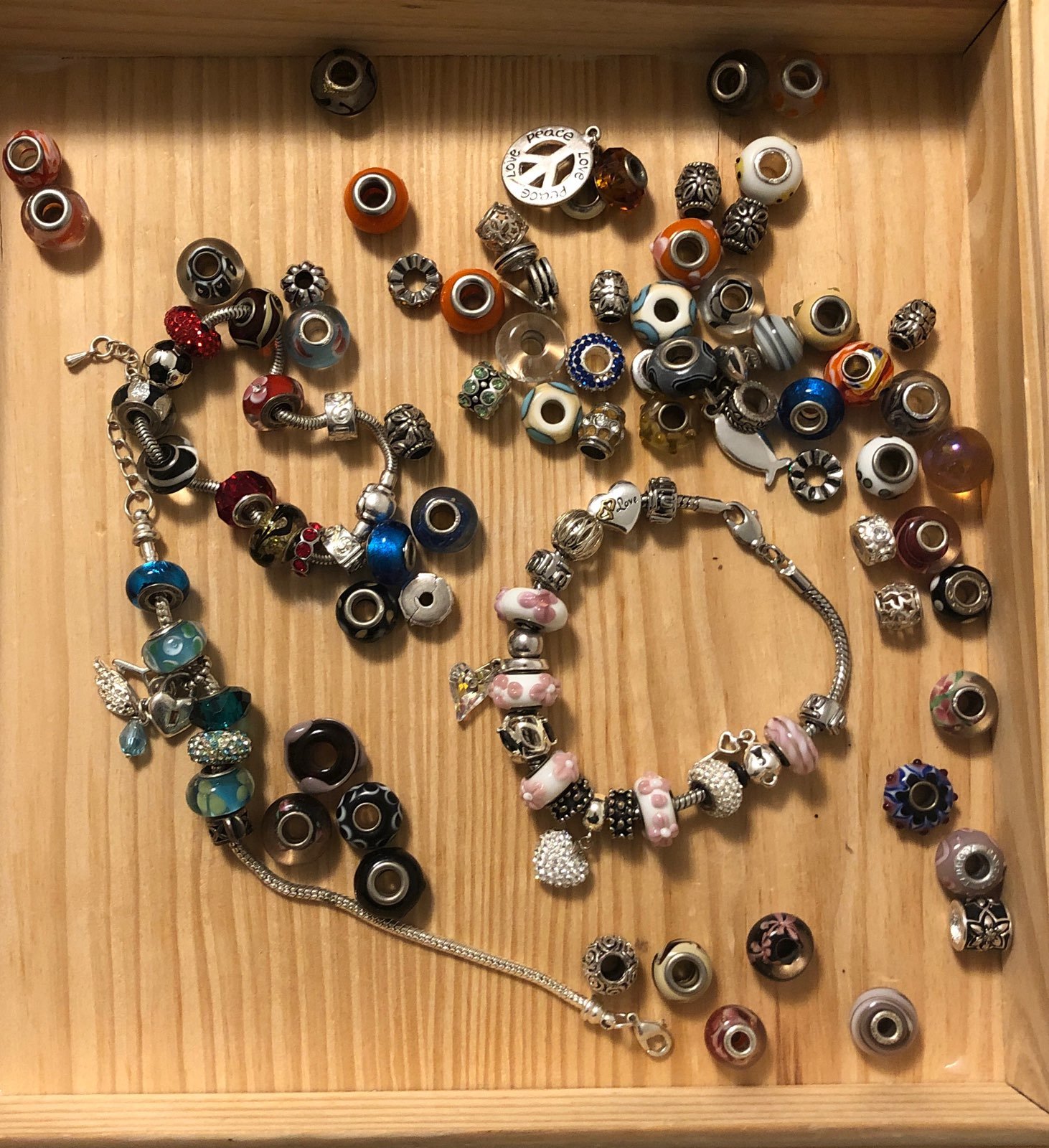 Lot of Beads & Bracelets