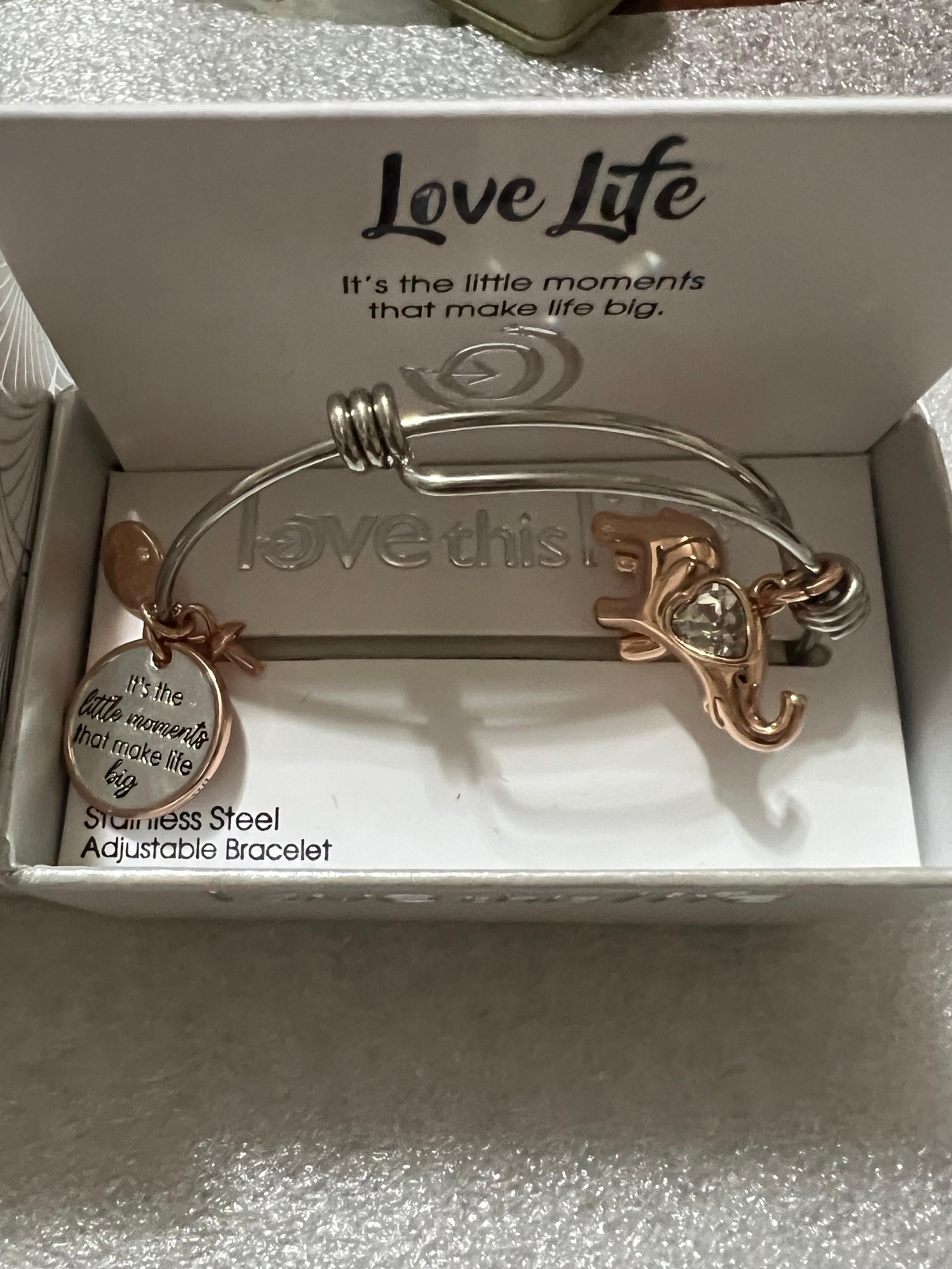 bracelets for women Love this life brand Stanlees steel adjustable charms