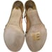 Giorgio Armani Sandals Strappy Heel Stiletto Open Toe Size US 6.5 EU 37 Beige