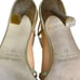 Giorgio Armani Sandals Strappy Heel Stiletto Open Toe Size US 6.5 EU 37 Beige