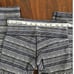Lululemon 21” Crop Blue Twist Stripe Leggings size 4