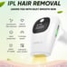 At-Home IPL Hair Removal for Women and Men Hair Removal 999,999 Flashes Painless