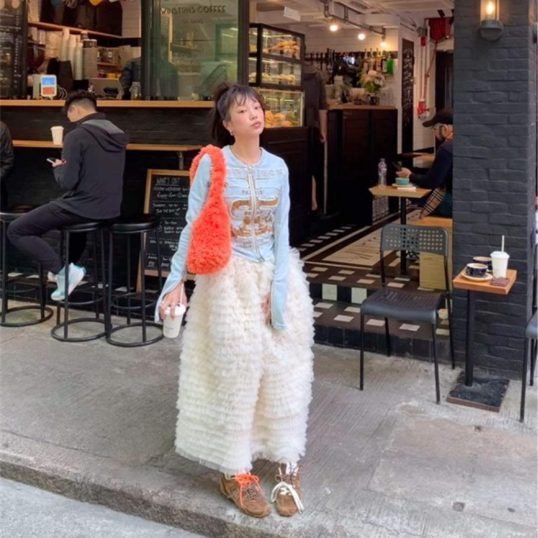 big volume tulle skirt.ivory bibiy 即購入可 Instant purchase available♡ big volume tulle skirt. ivory bibiy