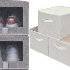 *NEW* STORAGEWORKS Organizer Bins. 5 UNITS TOTAL. (3 storage and 2 window bins.)