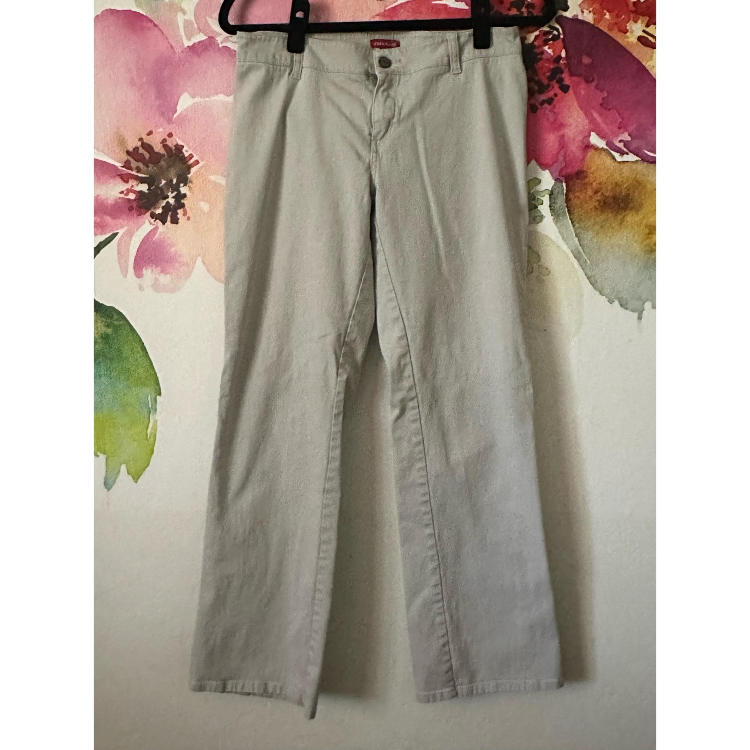 Dickies Pants - Size 7 - Straight Leg - Work Pants chinos khaki Womans