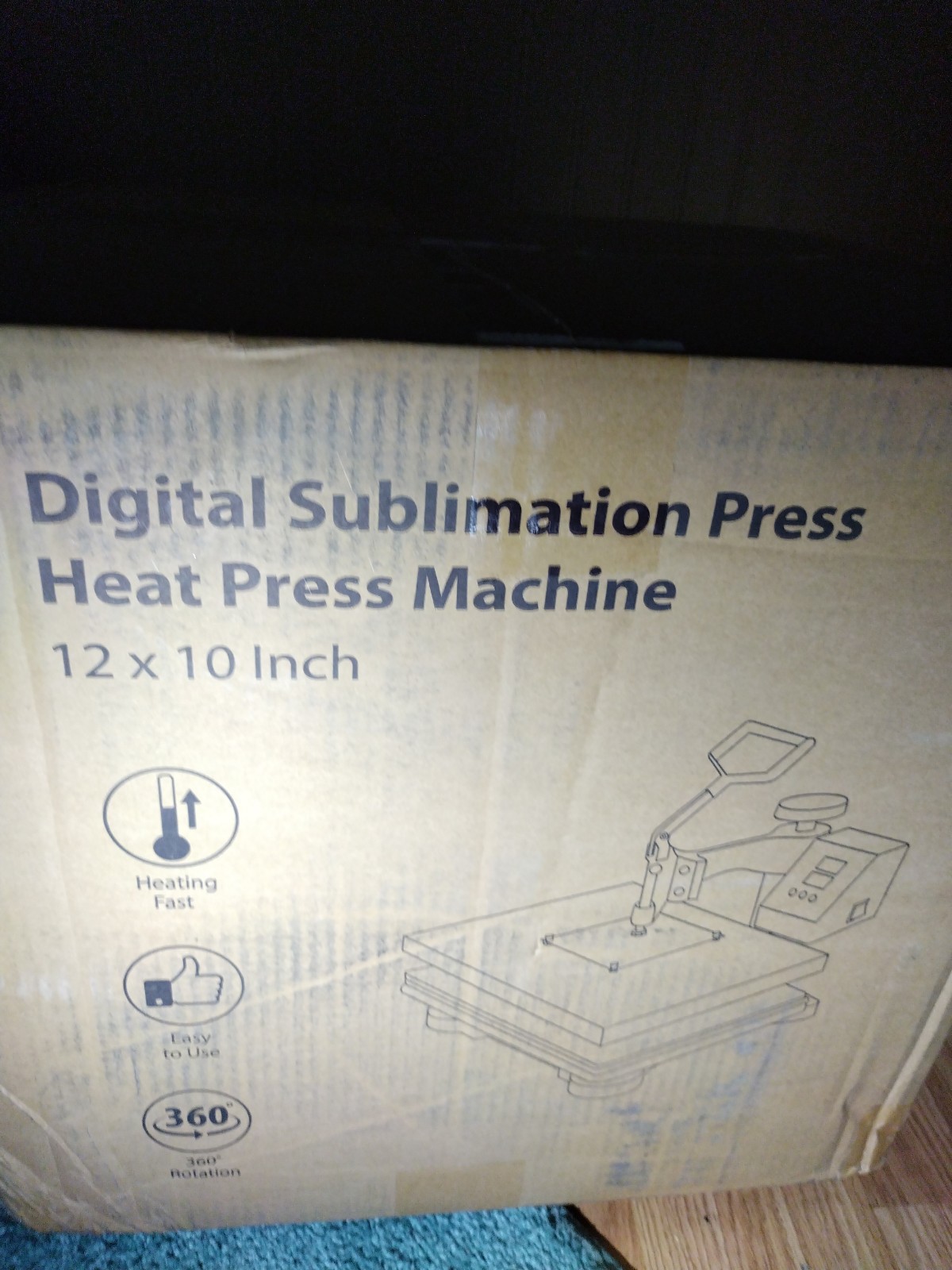 Digital sublimation heat press machine