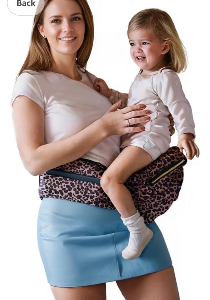 Cozyone Baby Hip Carrier - New Ergonomic Bench Design, Adjustable Waistband & Va