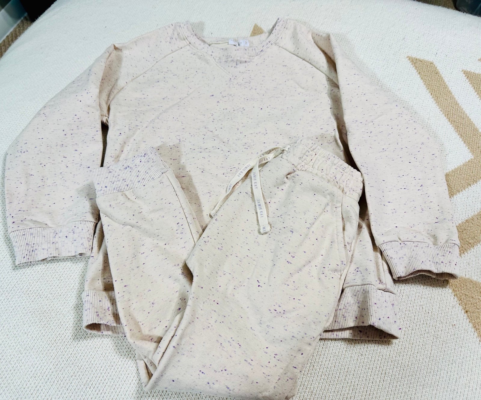 Jamie Kay purple Fleck set
