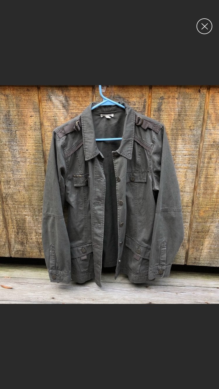 Maurices button up millitary utility jac