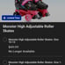 Monster High Adjustable Quad Roller skates