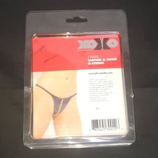 New in package leather & chain g-string OSFM